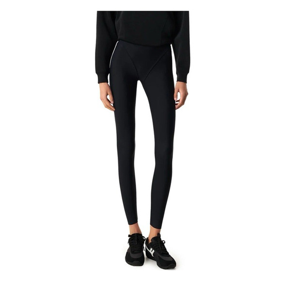ANNAFOXY Annii Basic Compression Leggings Sz S Black 25